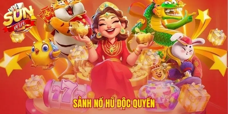 Sảnh game quy tụ những slot game SUNWIN phiêu lưu độc đáo
