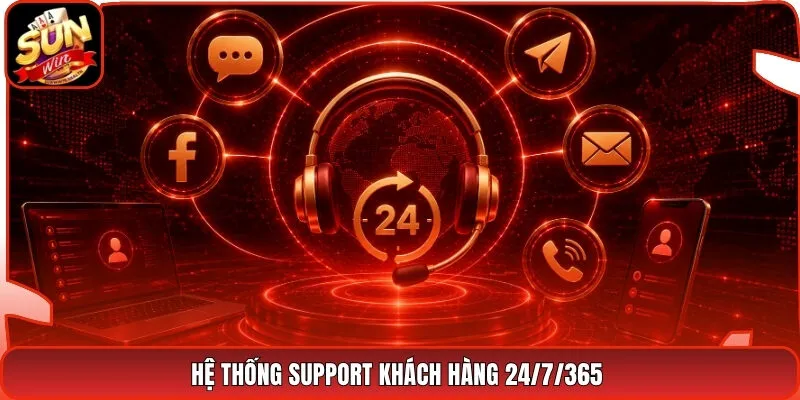 Hệ Thống Support Khách Hàng 24/7/365 